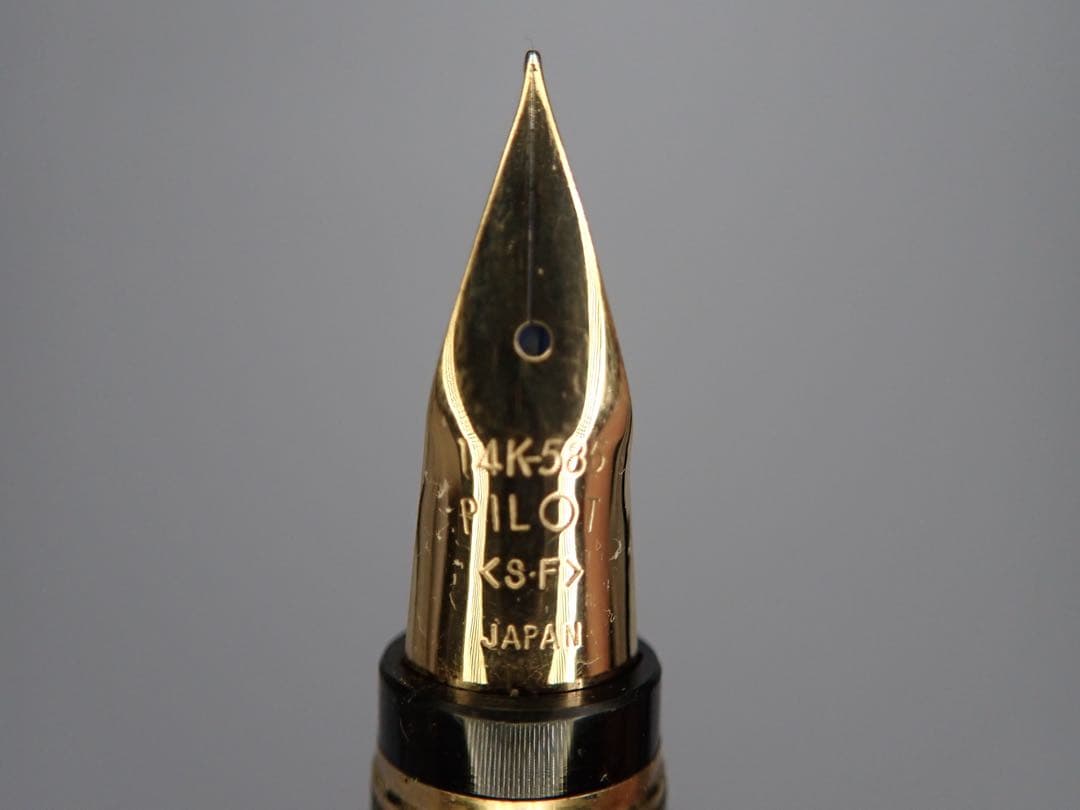 パイロット万年筆｜最初期エラボー｜F（細字）｜初代