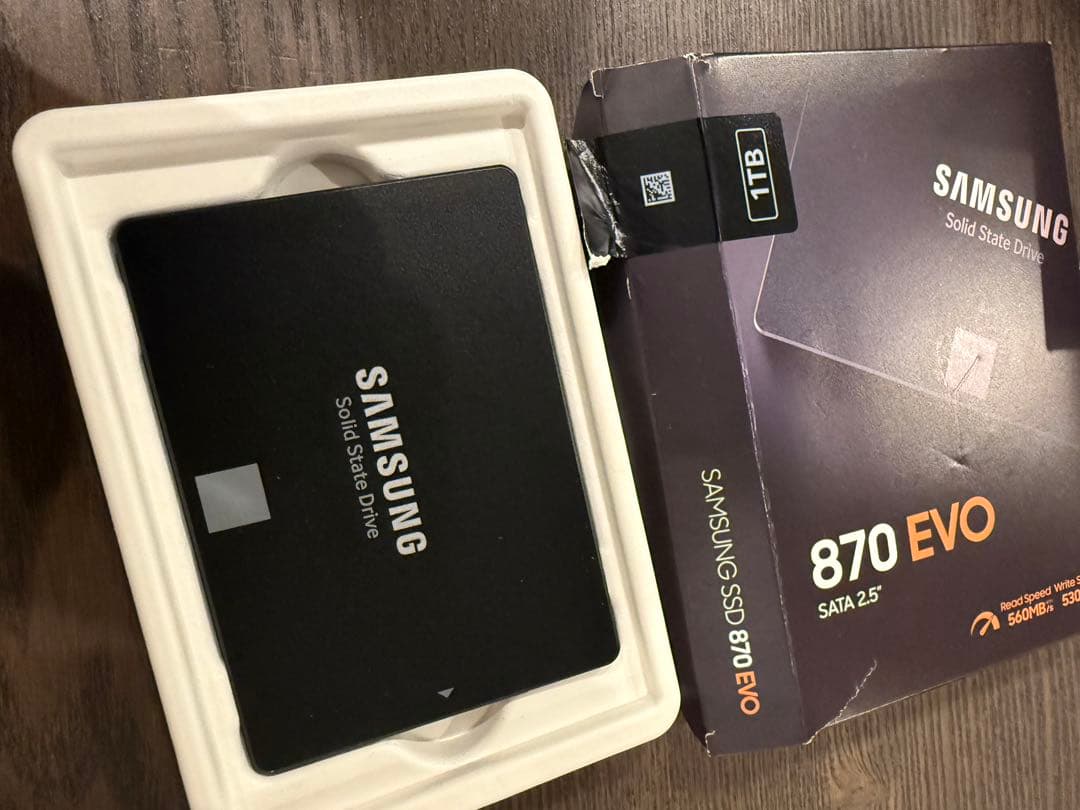 Samsung 870 EVO 1TB SSD SATA 2.5\" 開封未使用
