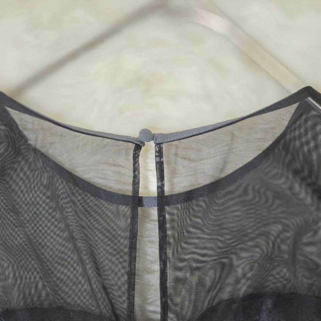 ANDRESDフロッキードットパンツドレス