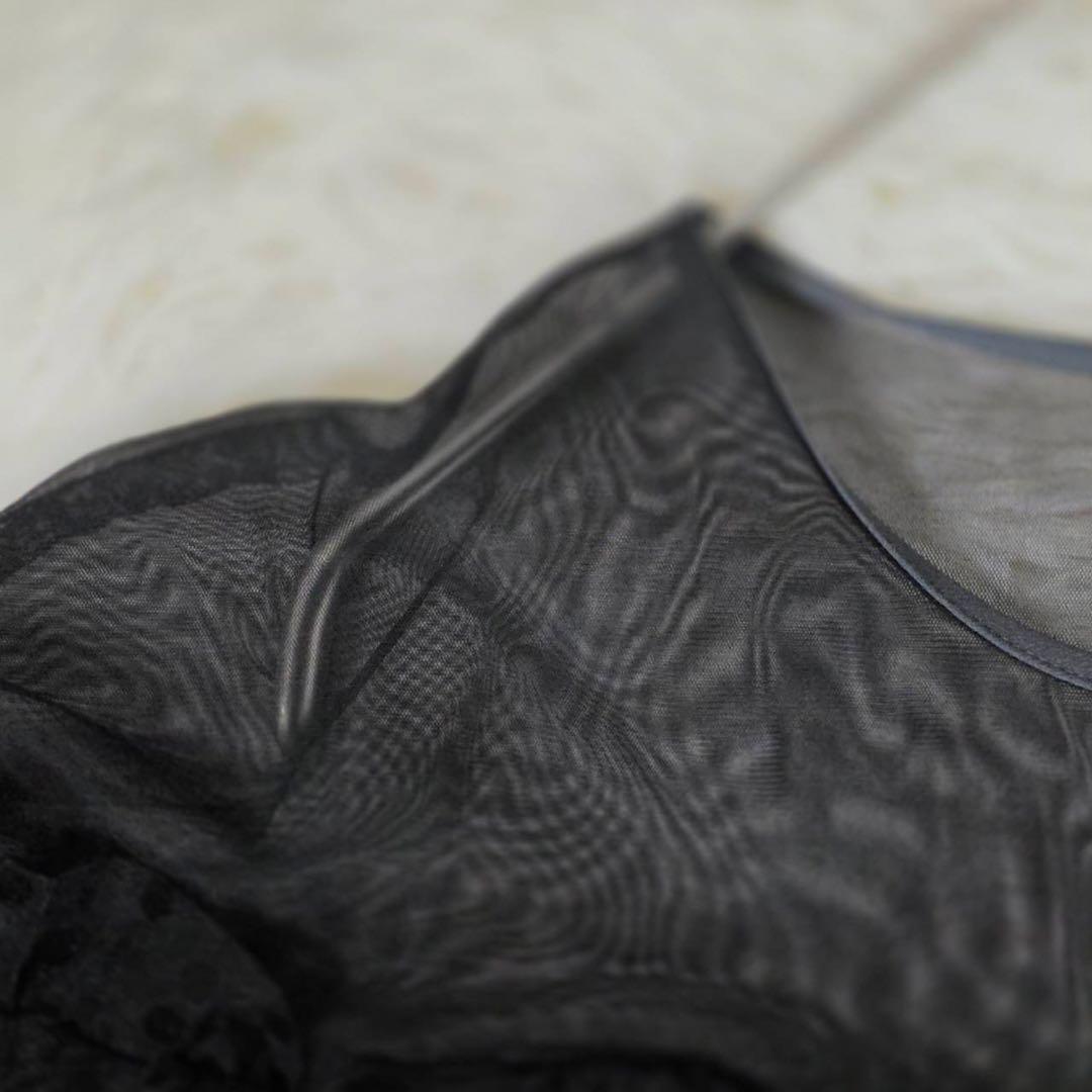 ANDRESDフロッキードットパンツドレス