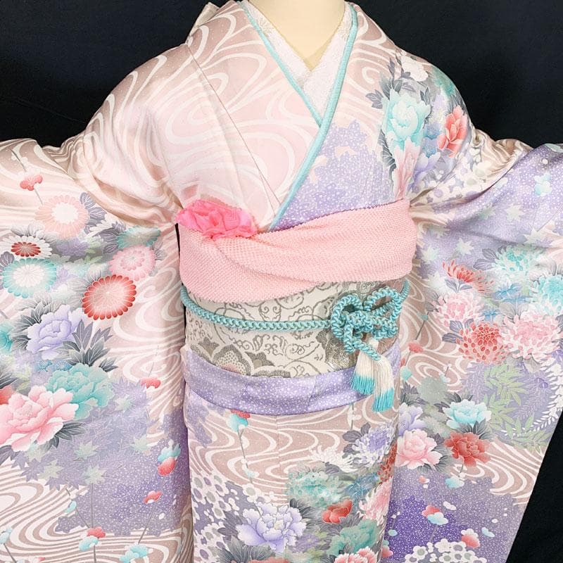 509z24.509y5.小物.半衿.505x1.足袋☆ゆめかわ！振袖 古典柄