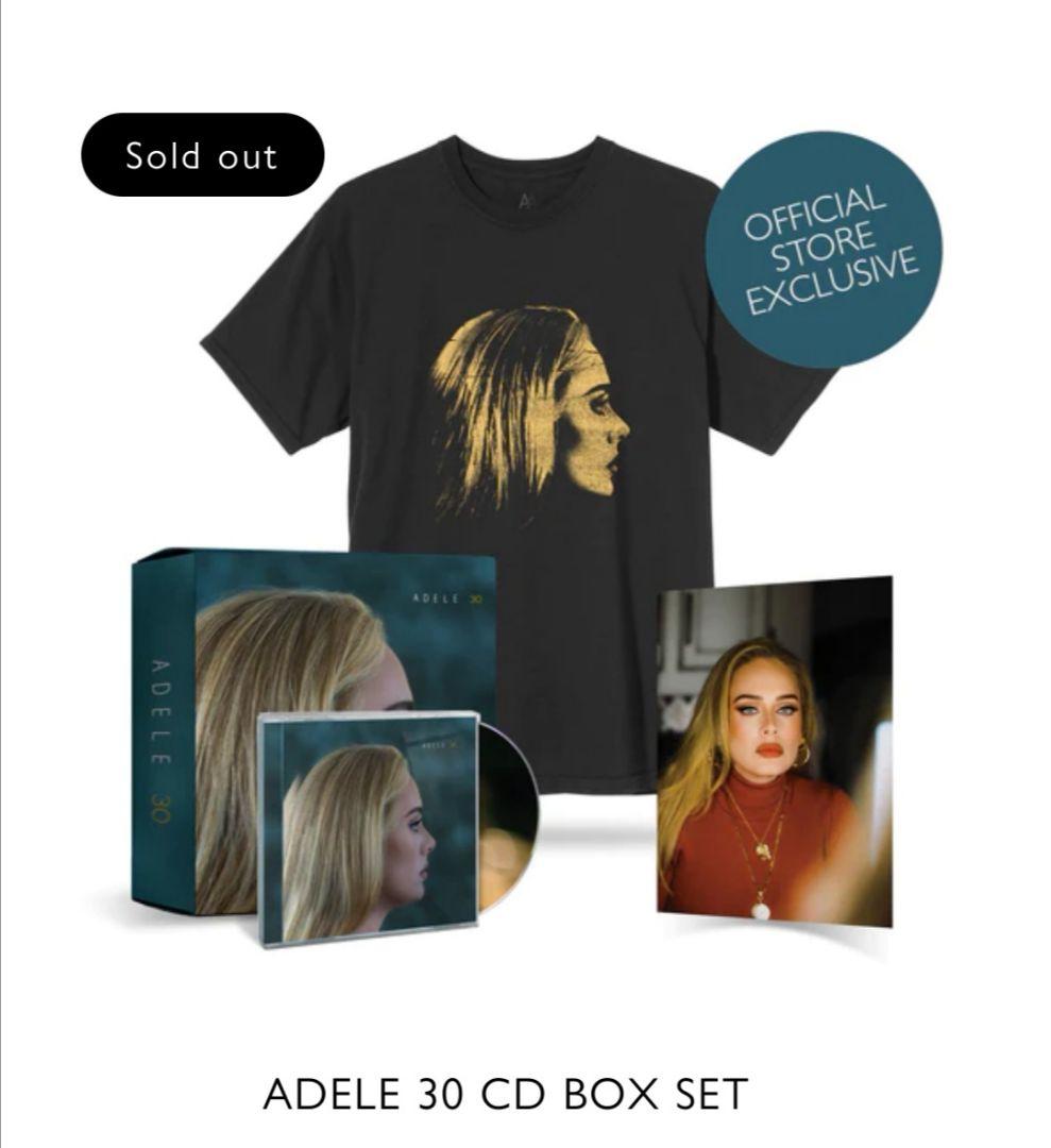 ADELE 30 CD BOX SET（M）T-SHRIT