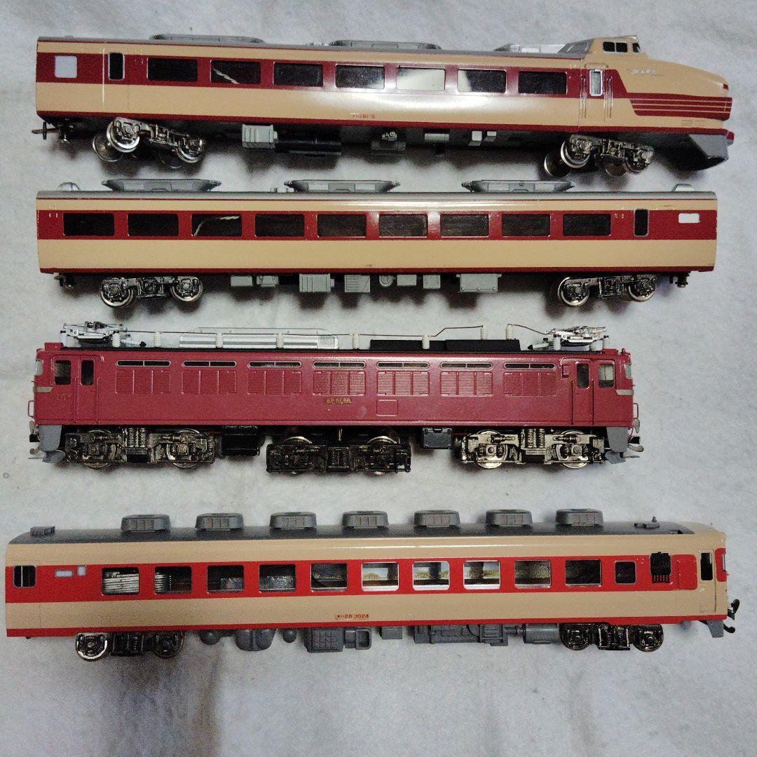 H0ゲージ クハ181　モハ180　EF81 キハ28