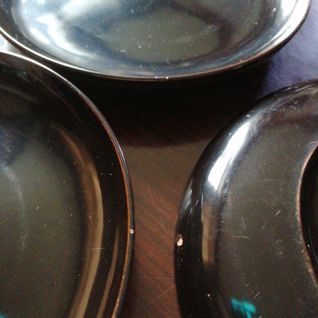 本漆塗　茶津　9枚　17cm　安政年間