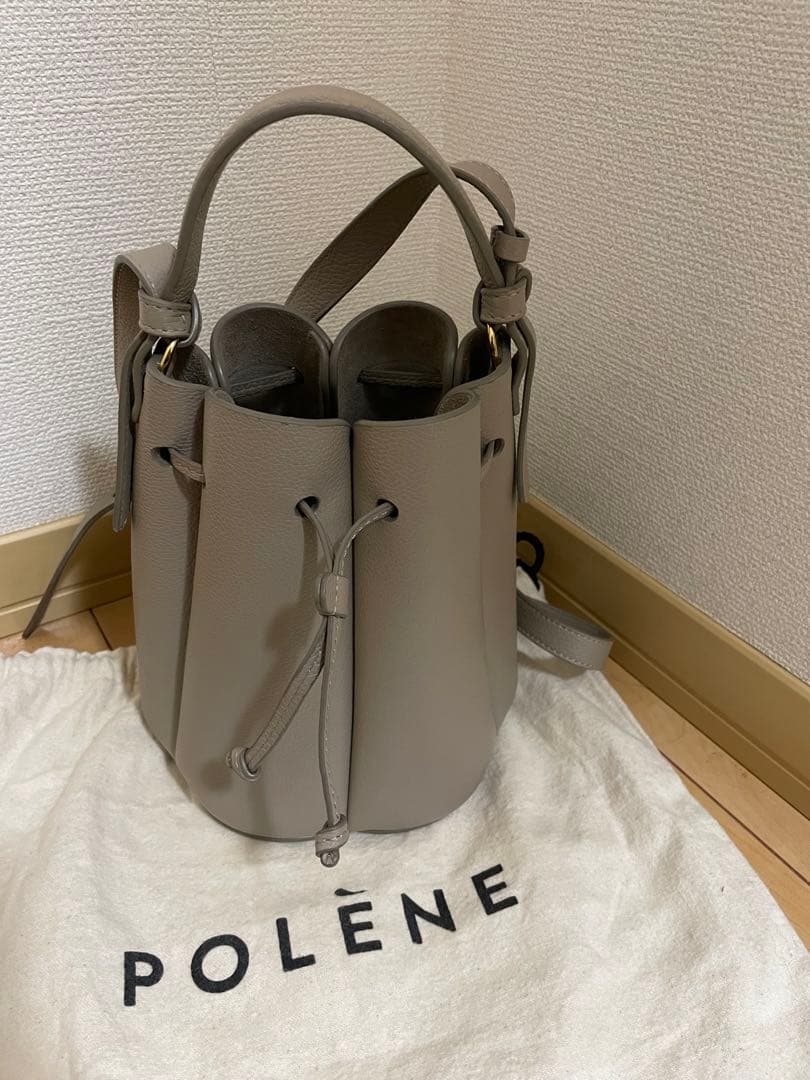 POLENE ポレーヌ Numéro Huit Mini トープ 保存袋付き