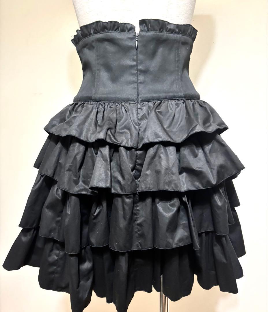 black peace now BPN コルセットスカート