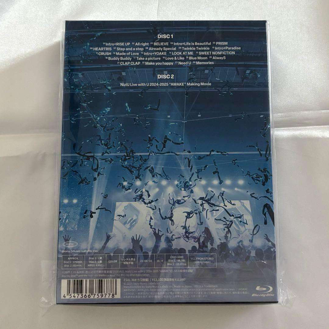 NiziU Live with U 2024-2025 AWAKE ブルーレイ