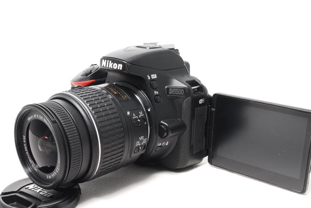 大人気★Wi-Fi　Nikon D5500　自撮り レンズキット　ガイドブック付