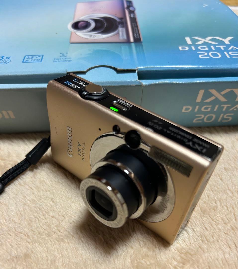 【美品】Canon IXY DIGITAL 2015 ゴールド 本体と付属品