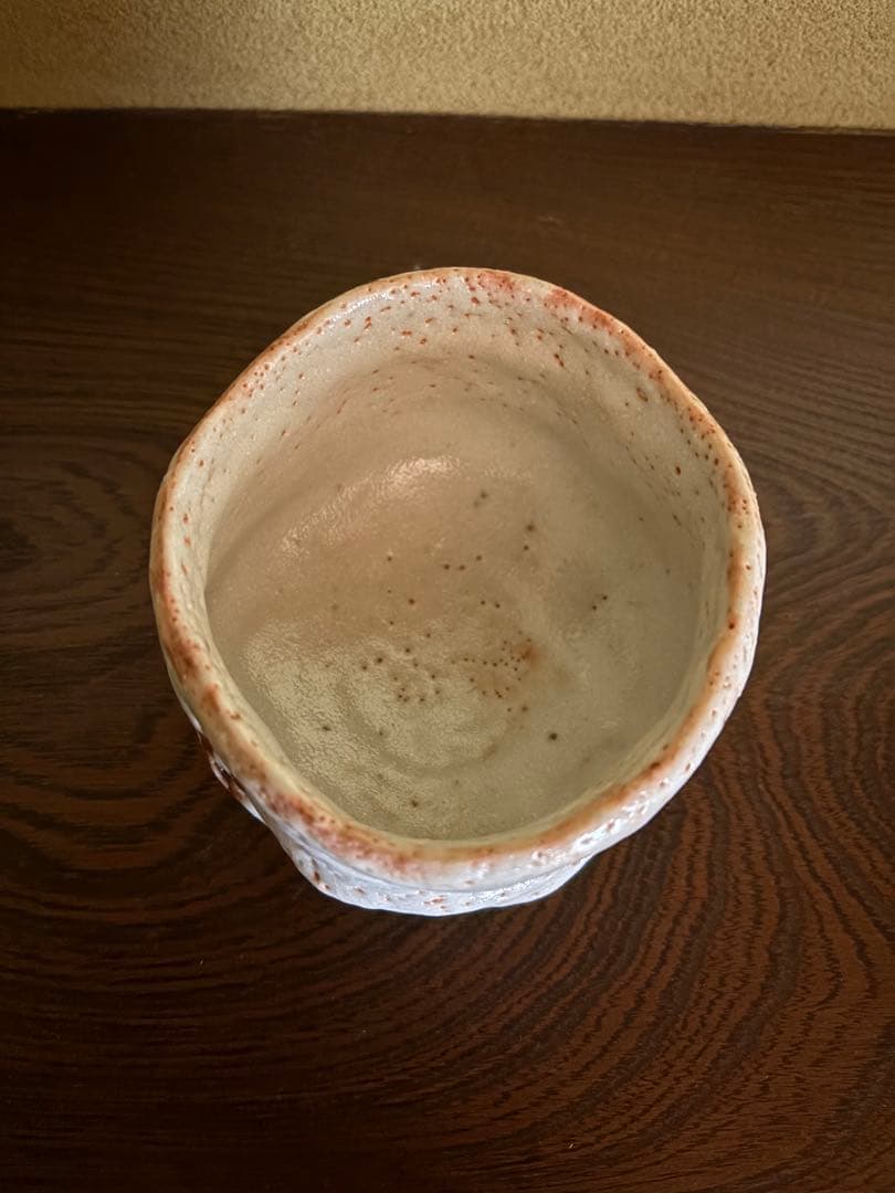 杉本貞光　紅志野茶碗