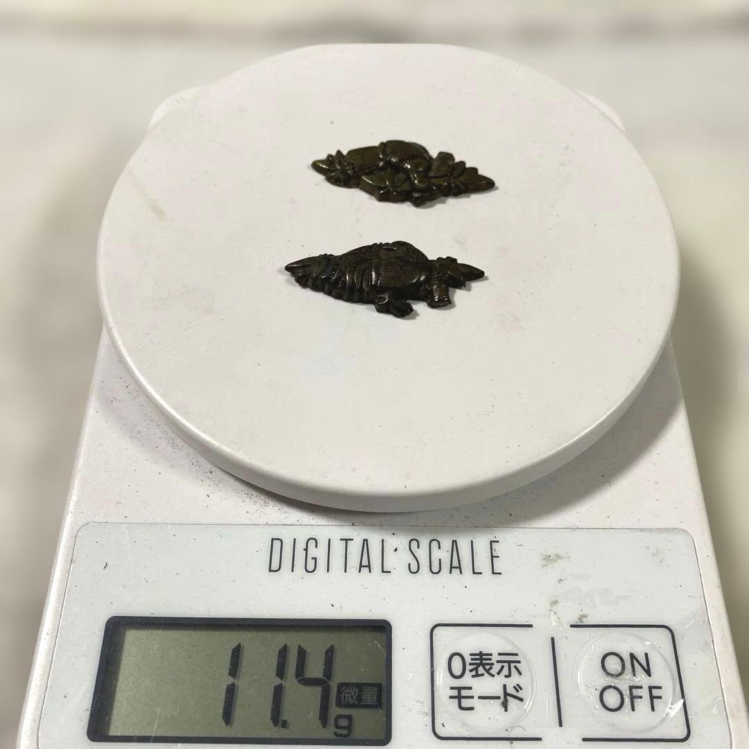 B-70 目貫　『鶏目貫』　武具　刀装具　骨董品　時代物　日本　美術品　工芸品