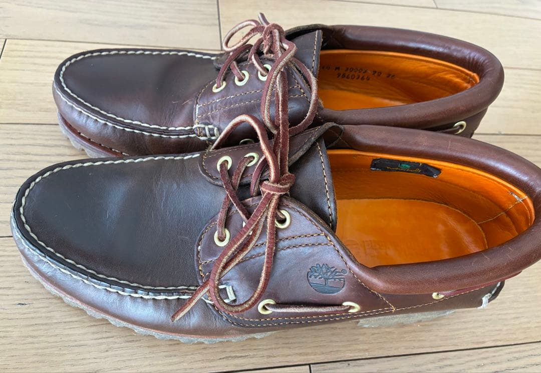 ティンバーランド ブラウン モカシンスタイル 靴 サイズ10 M