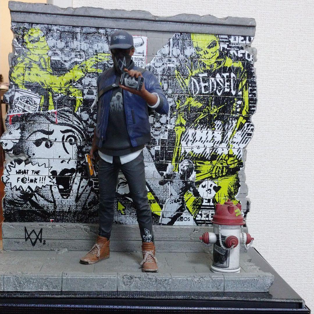 ウォッチドッグス2限定フィギュア、キャップ、フェイスマスク