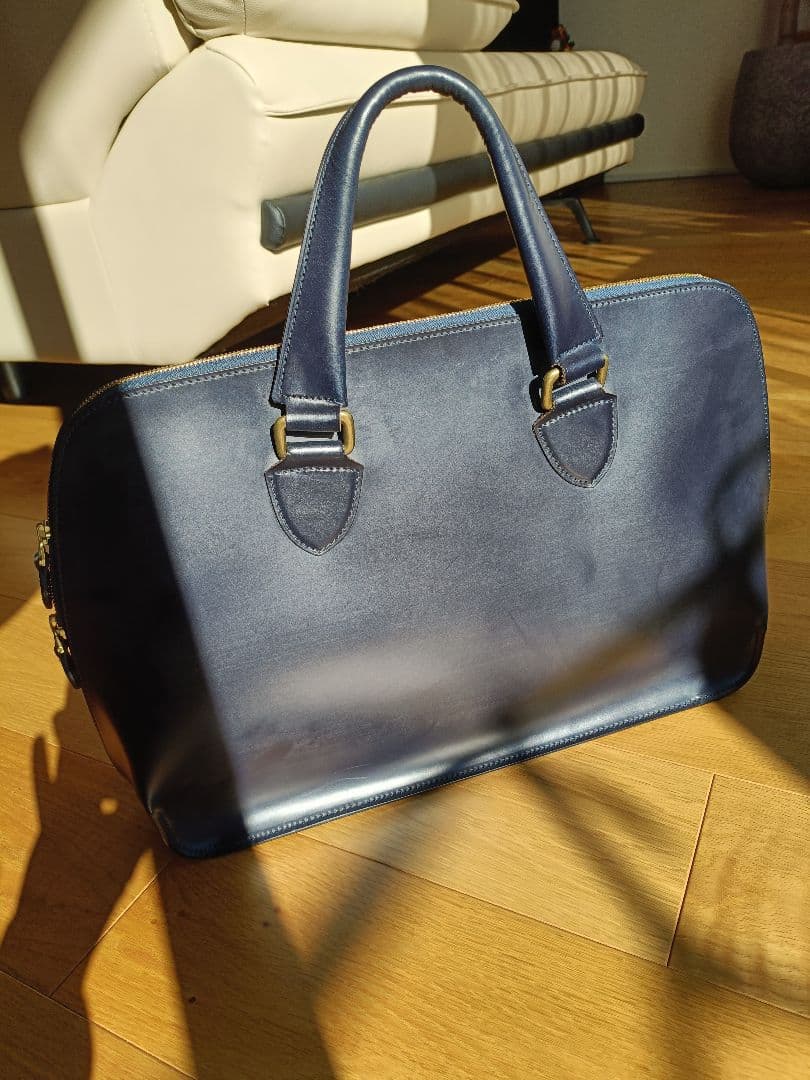 GANZO GUD ネイビー ブライドルレザー