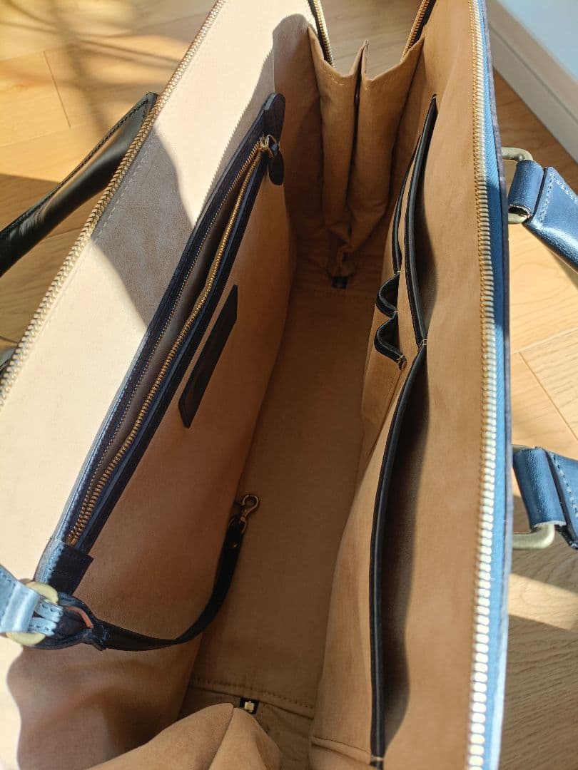 GANZO GUD ネイビー ブライドルレザー