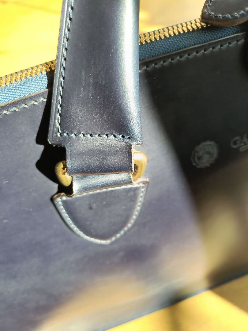 GANZO GUD ネイビー ブライドルレザー