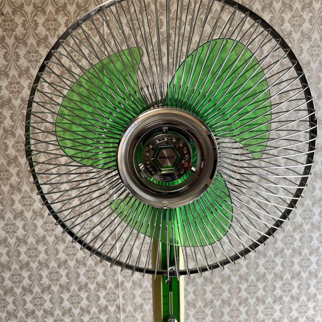 希少　ナショナル　F-30V1G 扇風機　松下電器　National 可動品