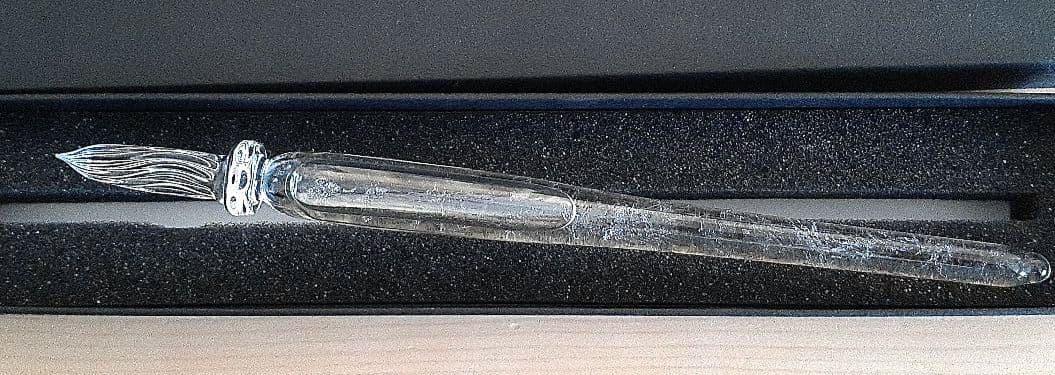 ガラス工房まつぼっくり　ガラスペン　ストームガラス　未使用