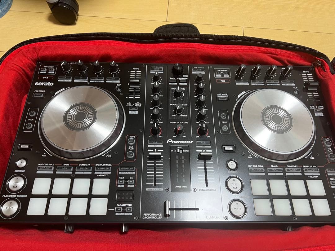 Pioneer DDJ-SR カバーとバッグ付き