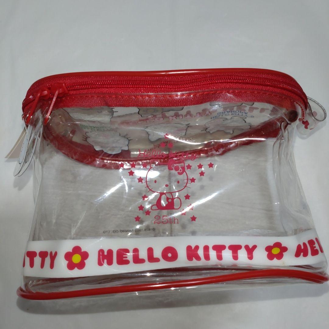 ハローキティ ファミリー ぬいぐるみ 人形 ポーチ 25周年 レトロ 1999