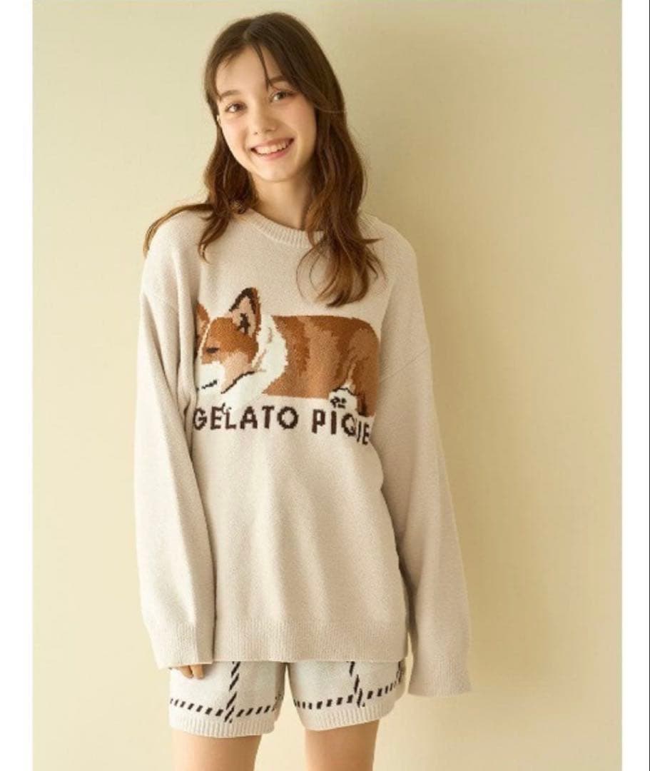 コーギー モチーフJQD ジェラートピケ