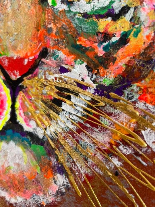 TOYAMAde. y10a4 【HIRU】絵画 1点ものアート イラスト