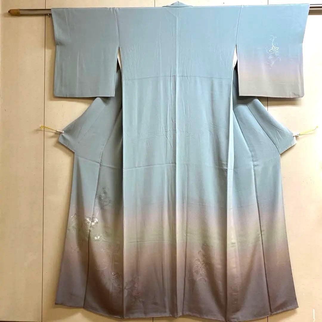 付け下げ　着物　トールサイズ　刺繍