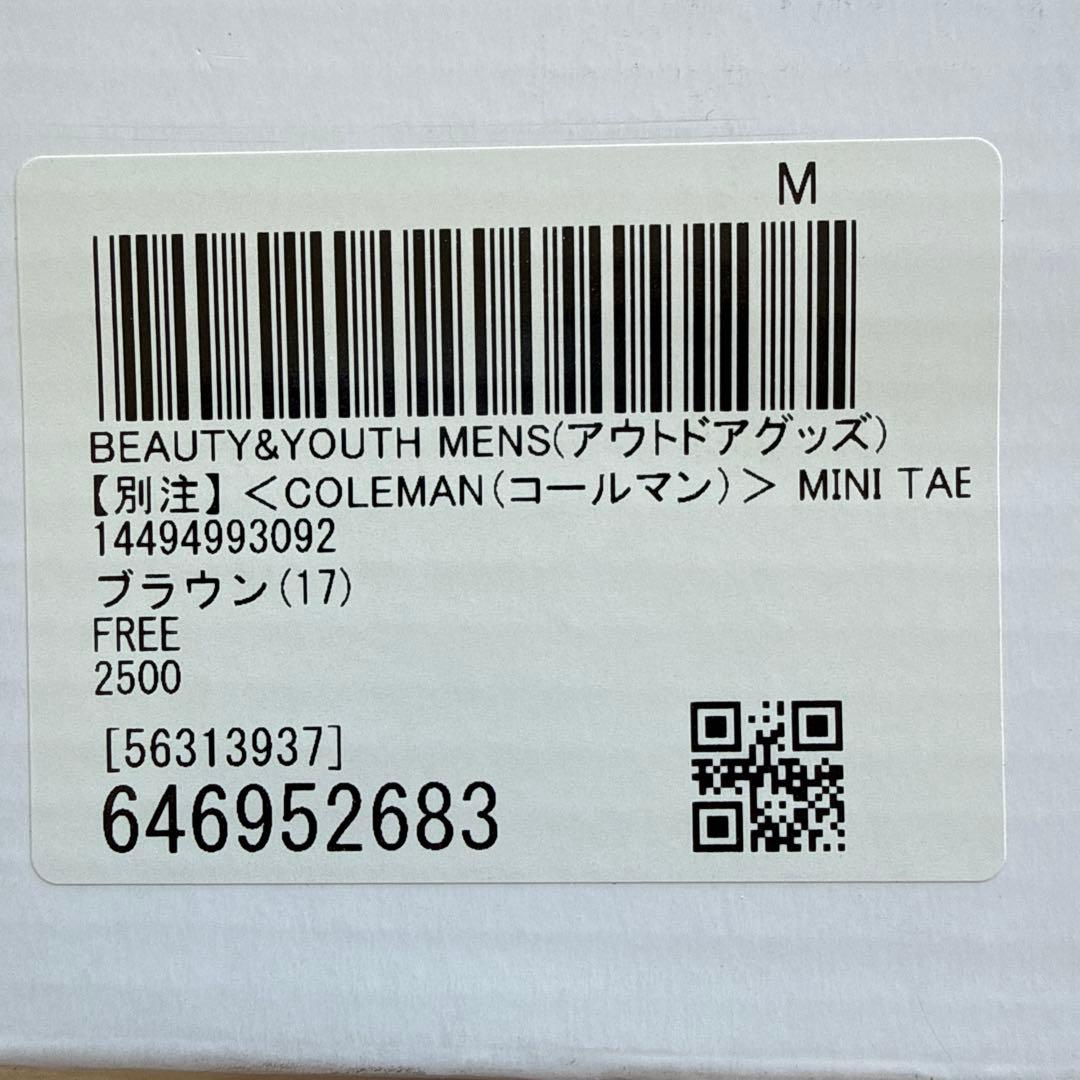 BEAUTY&YOUTH&Coleman テーブル 限定 アローズ　コールマン