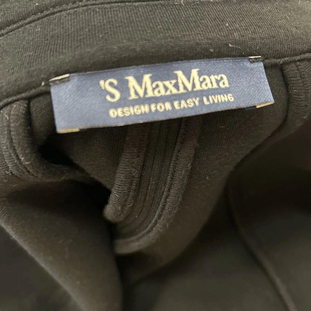 S Max Mara エスマックスマーラ　ボンディングコート黒