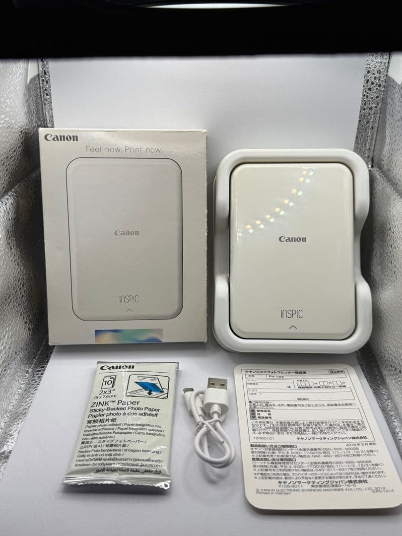 Canon PV-123 ミニプリンターiNSPiC