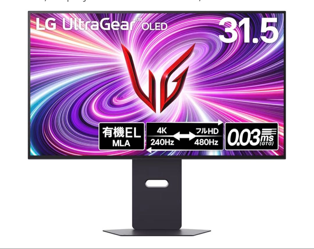 LG ゲーミングモニター UltraGear OLED 32GS95UV-B
