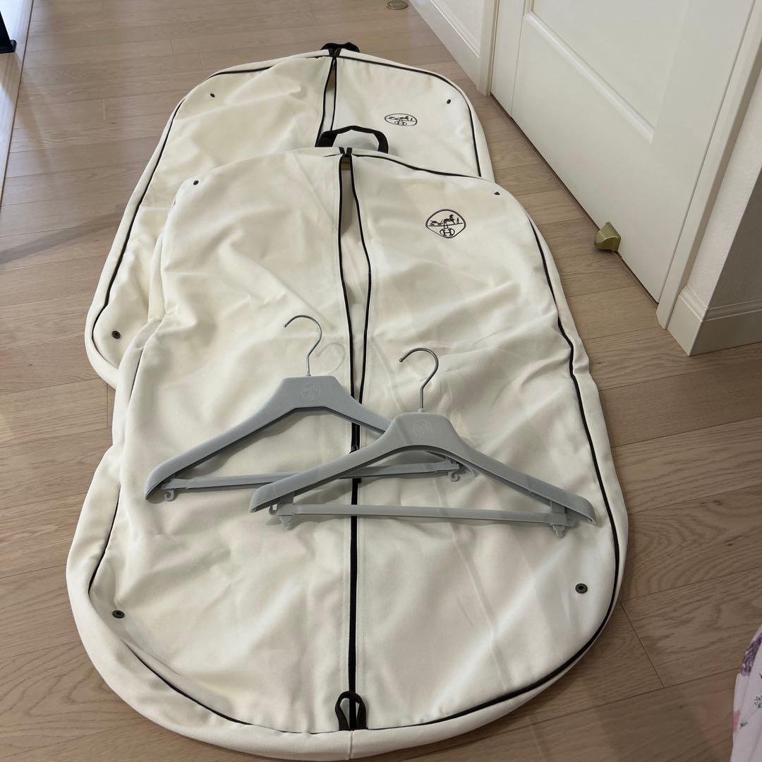 新品！エルメス　ガーメントバッグ&ハンガーセット