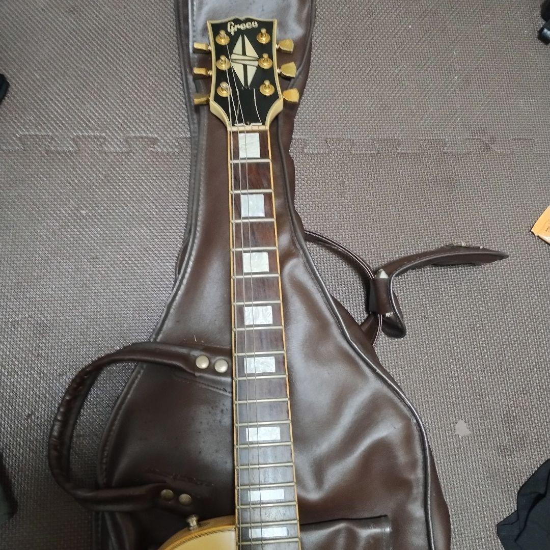 グレコ　エレキギター クリームカラー