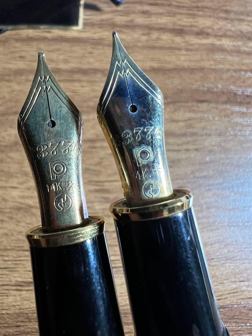 プラチナ　万年筆　3776 中字 太字 2本