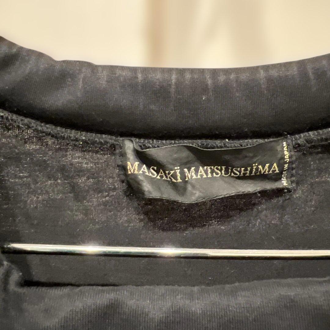 MASAKI MATSUSHIMA 黒 Tシャツ マサキマツシマ