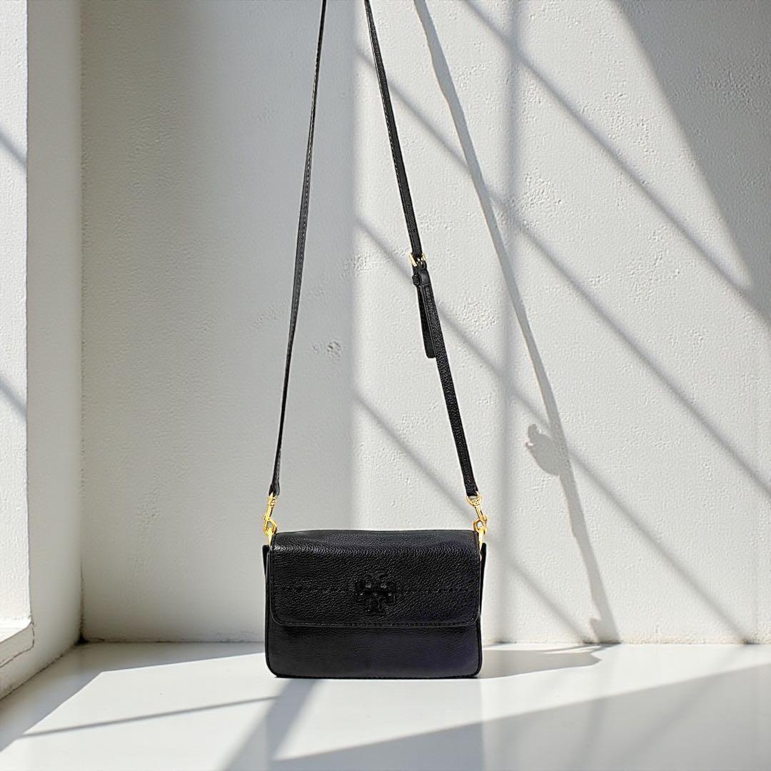 《美品》トリーバーチ ショルダーバック アクセサリーポーチ レザー ゴールド金具