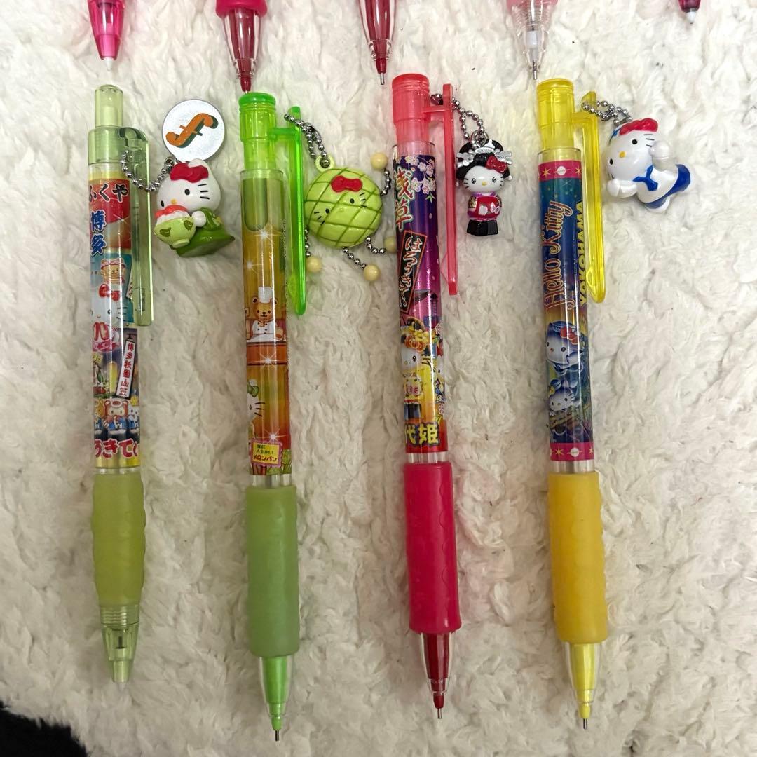 ご当地キティちゃん　シャープペンシル ボールペン 15本セット