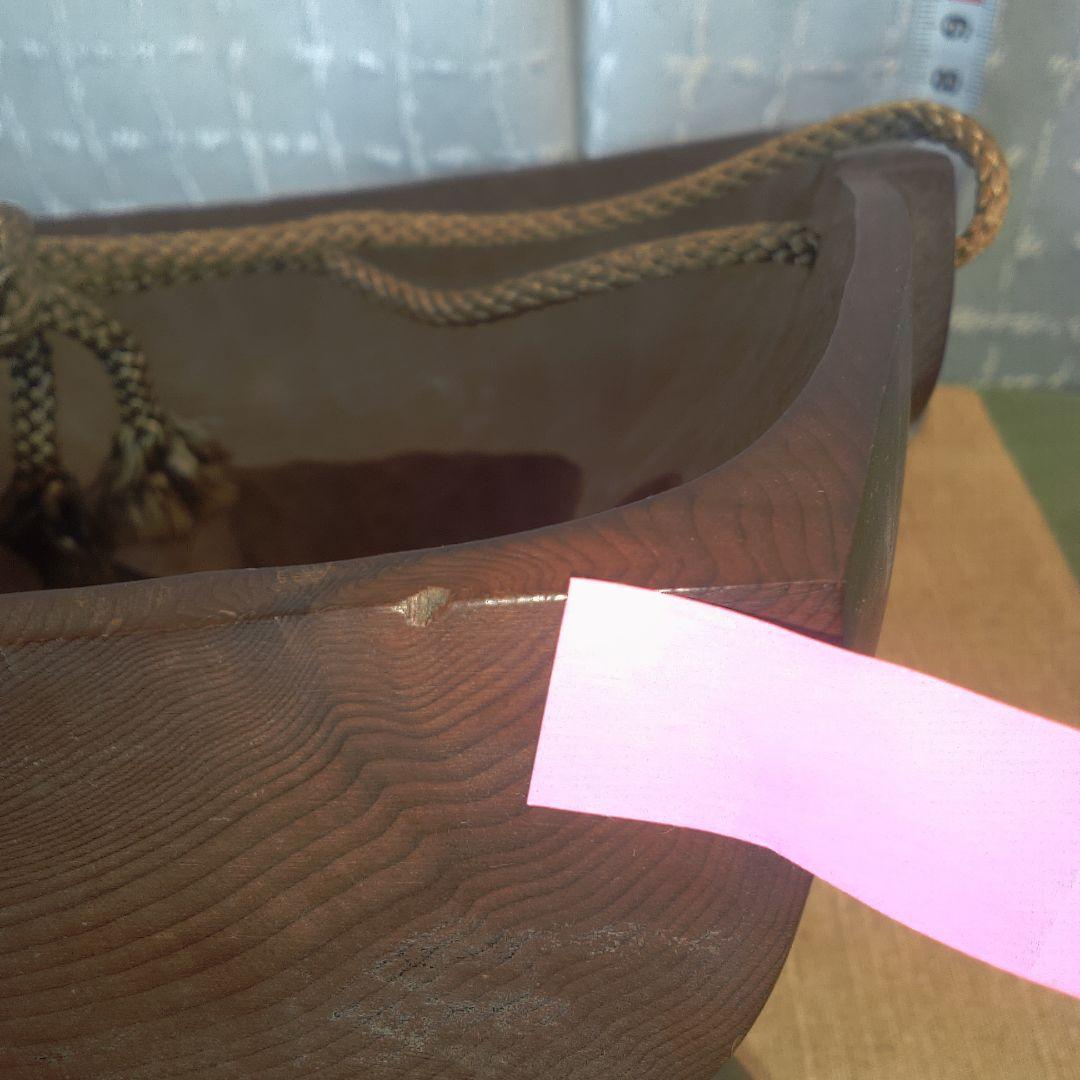 面 木彫 木製顔面マスク 茶色 キズスレ小傷打痕あります