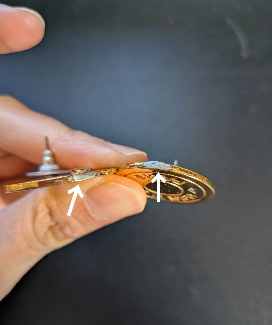 HERMES リメイクピアス（イヤリング→ピアスに変更）