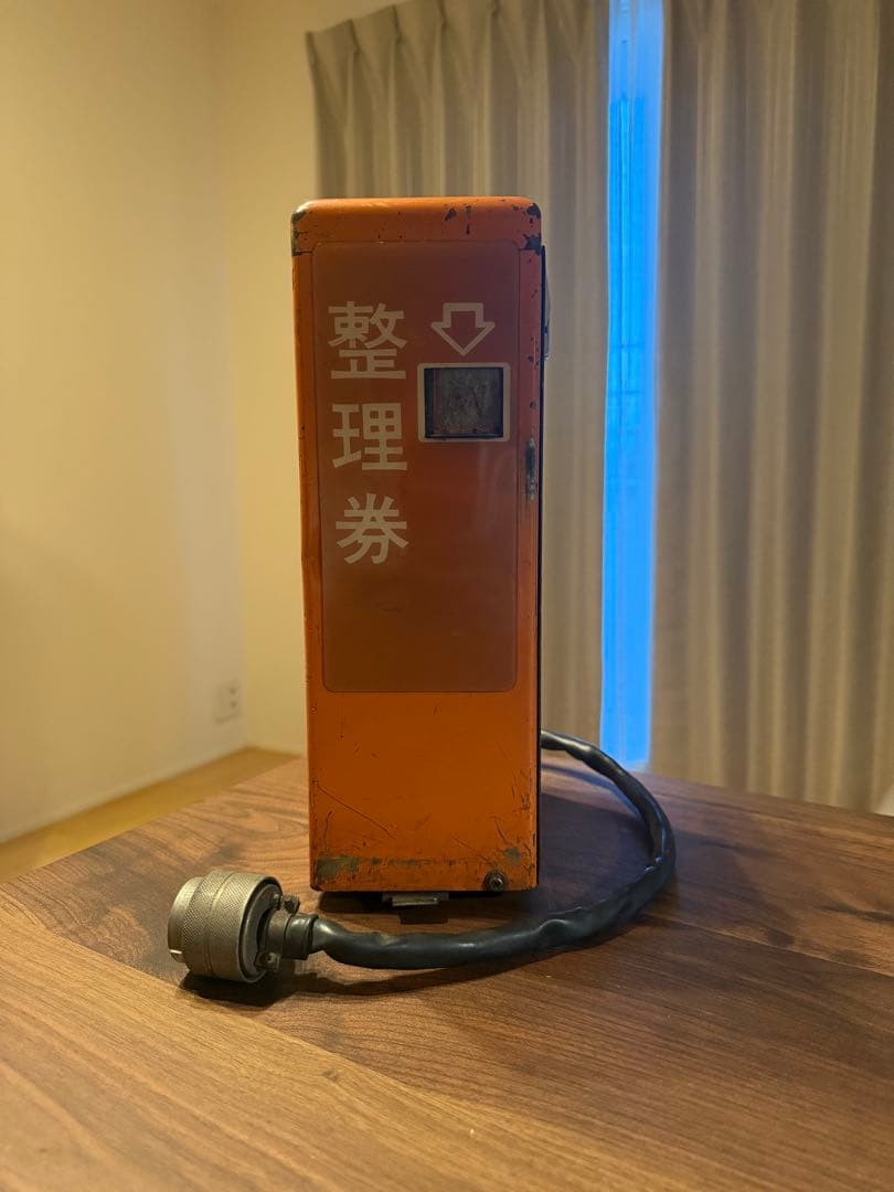 路線バス整理券発行機