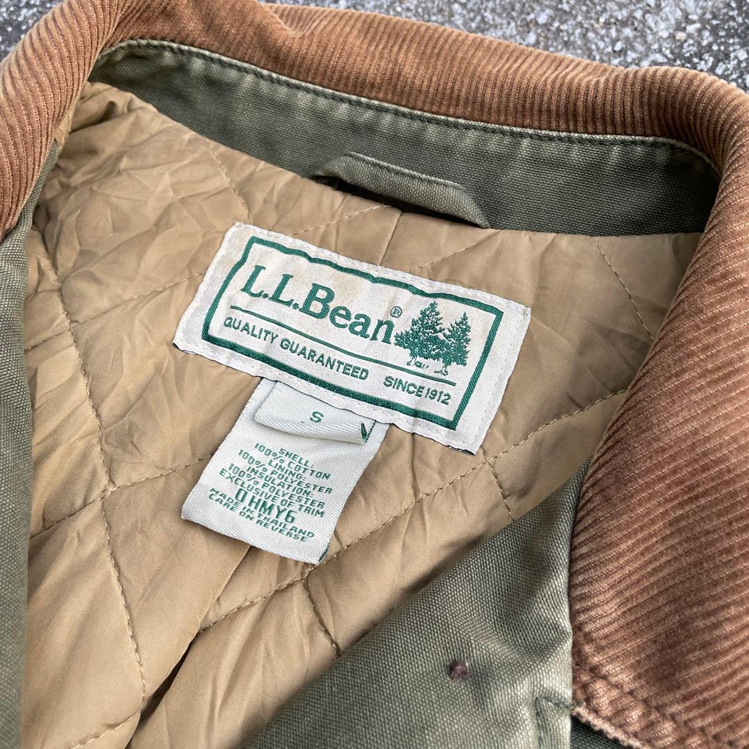 LLBean 肉厚 キルティング ハンティングジャケット コーデュロイ