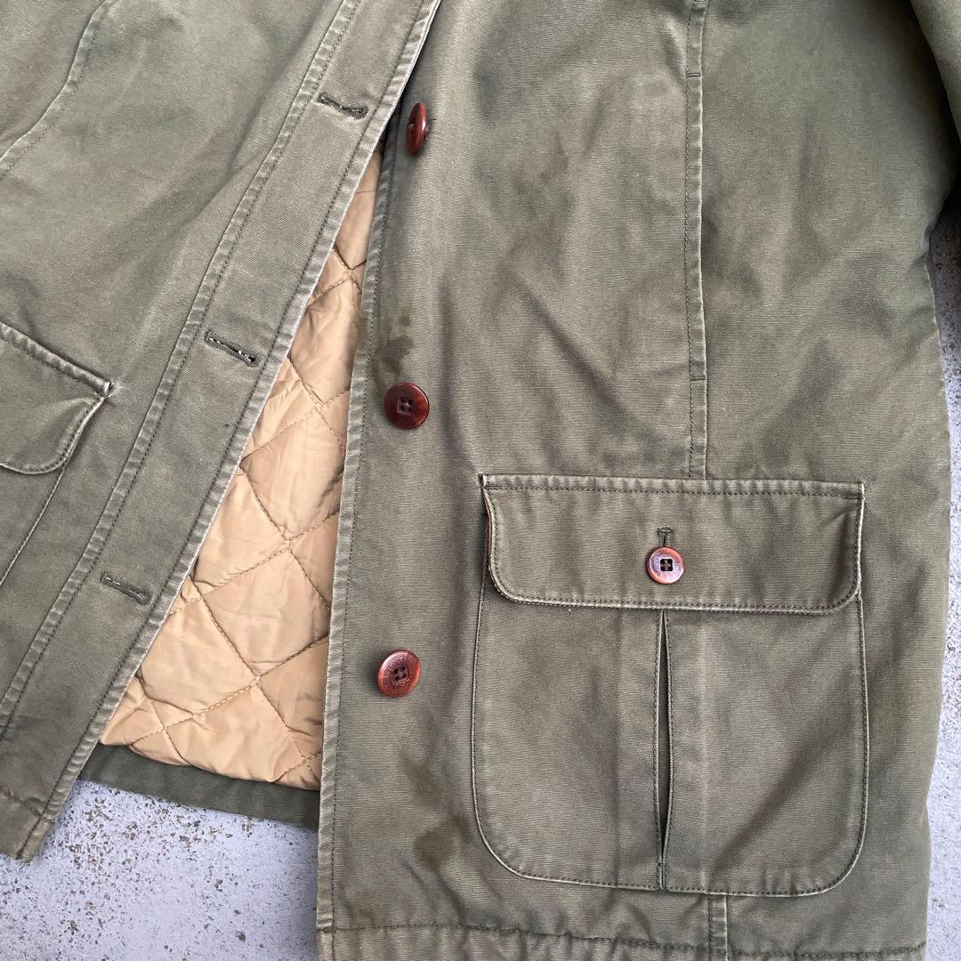 LLBean 肉厚 キルティング ハンティングジャケット コーデュロイ
