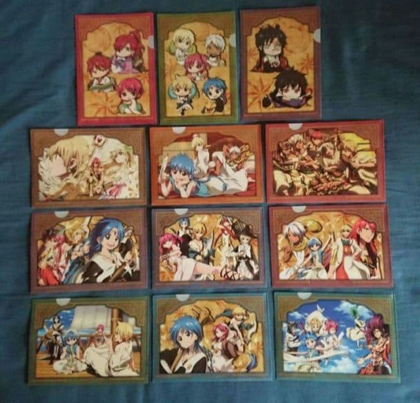 マギ 大高忍 ミニクリアファイル コンプリート アラジン アリババ シンドバッド
