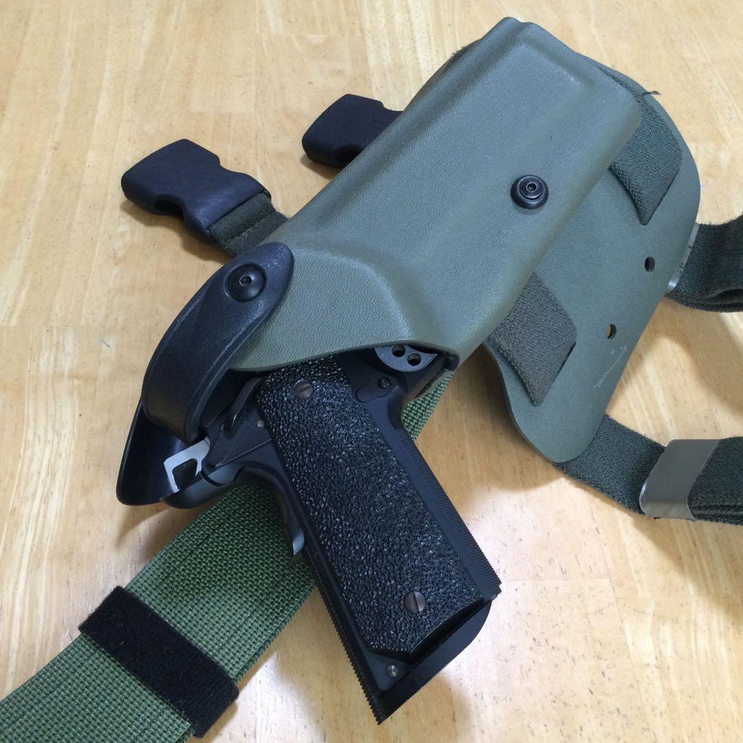 サファリランド 6004-56 レッグホルスター 1911 右利き用 初期アフ