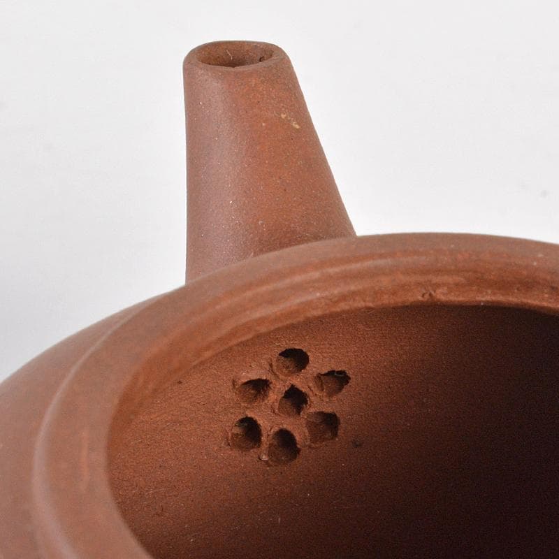 中国　中国宣興銘　紫砂　朱泥　急須　茶壷　D　R7188