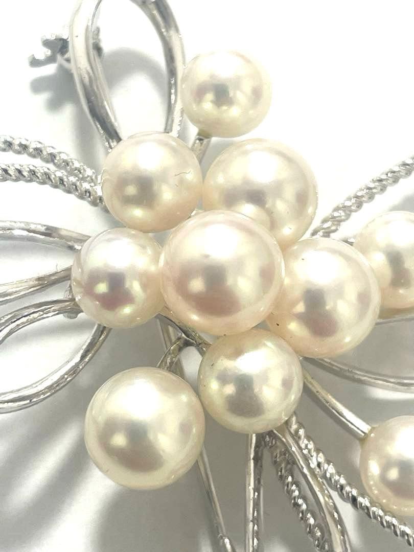 ♣️MIKIMOTO ミキモトパールブローチ パール10粒