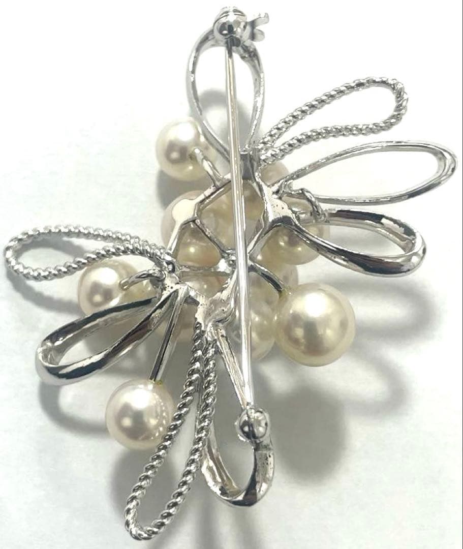 ♣️MIKIMOTO ミキモトパールブローチ パール10粒