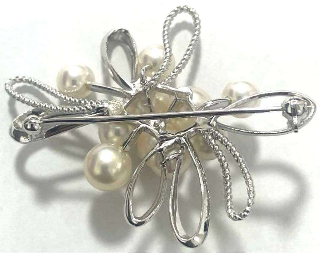 ♣️MIKIMOTO ミキモトパールブローチ パール10粒