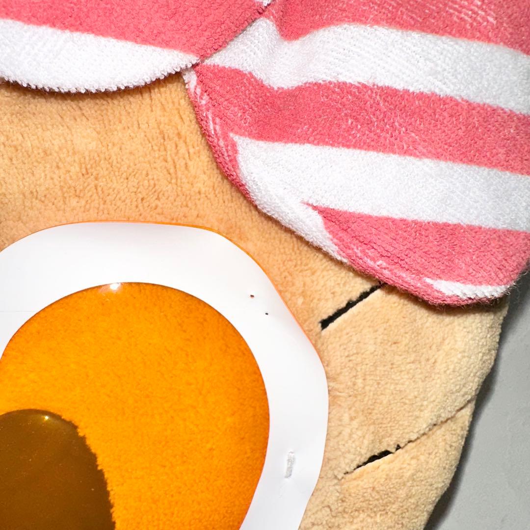 2018年 タグ付き ハローキティ bigぬいぐるみ 日焼け ハートサングラス