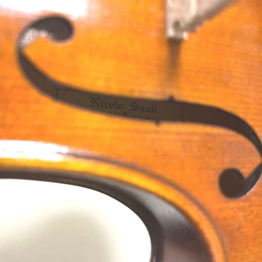 美品 Nicolo Santi NSN60S 4/4 バイオリン 初心者用